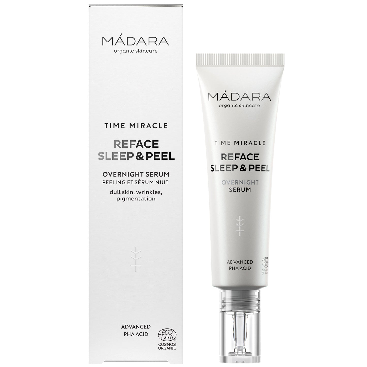 Madara TIME MIRACLE Reface Sleep & Peel Overnight Serum 30 ml - die Naturcosmetic