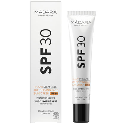 Madara Anti-Age Sonnenschutz mit Pflanzenstammzellen, SPF 30, 40 ml - die Naturcosmetic