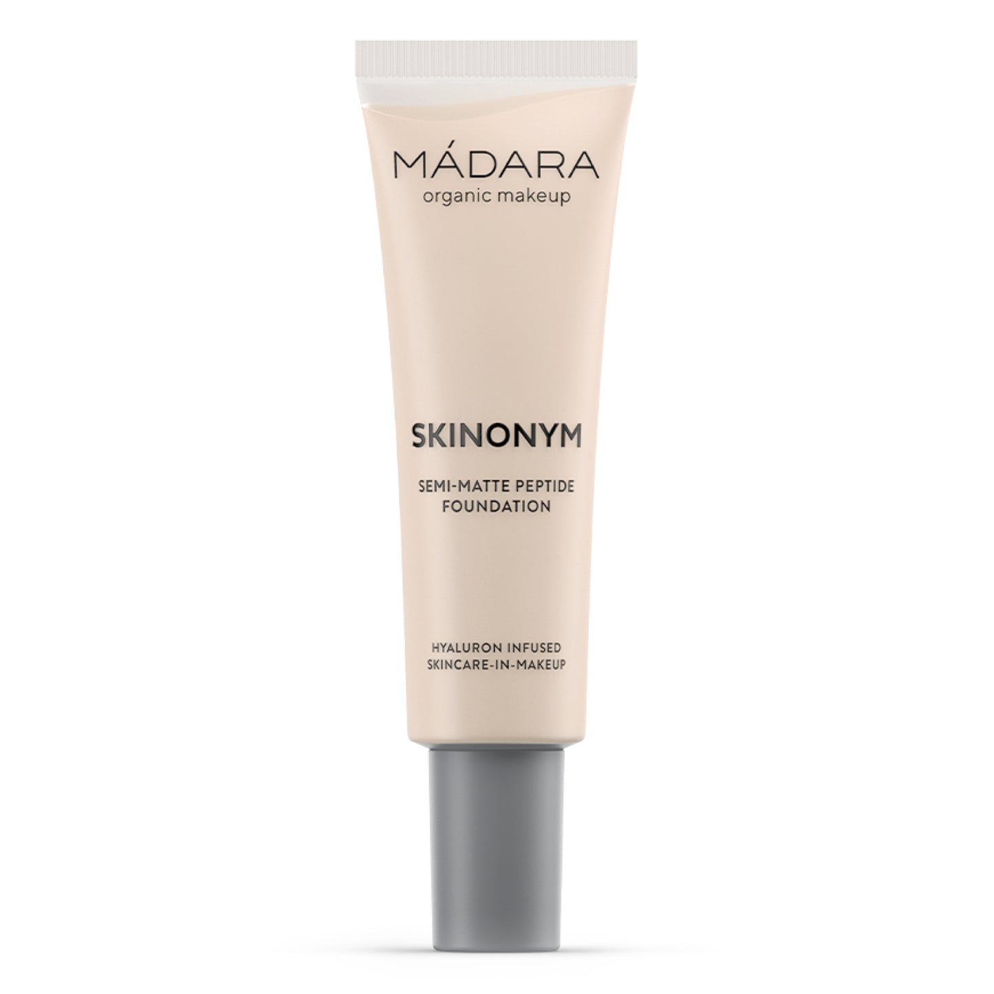 Madara SKINONYM Semi-Matte Peptide Foundation, #10 PORCELAIN, 30 ml - die Naturcosmetic