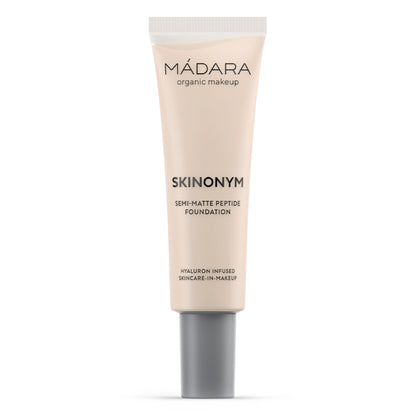 Madara SKINONYM Semi-Matte Peptide Foundation, #10 PORCELAIN, 30 ml - die Naturcosmetic