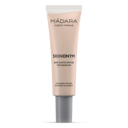 Madara SKINONYM Semi-Matte Peptide Foundation, #20 IVORY, 30 ml - die Naturcosmetic