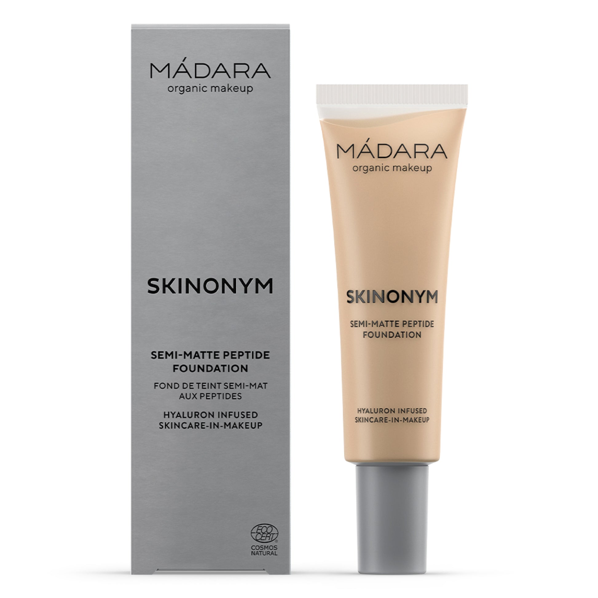 Madara SKINONYM Semi-Matte Peptide Foundation, #35 TRUE BEIGE, 30 ml - die Naturcosmetic