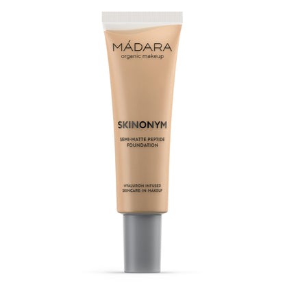 Madara SKINONYM Semi-Matte Peptide Foundation, #40 SAND, 30 ml - die Naturcosmetic