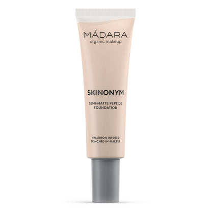 Madara SKINONYM Semi-Matte Peptide Foundation, #25 LINEN, 30 ml - die Naturcosmetic