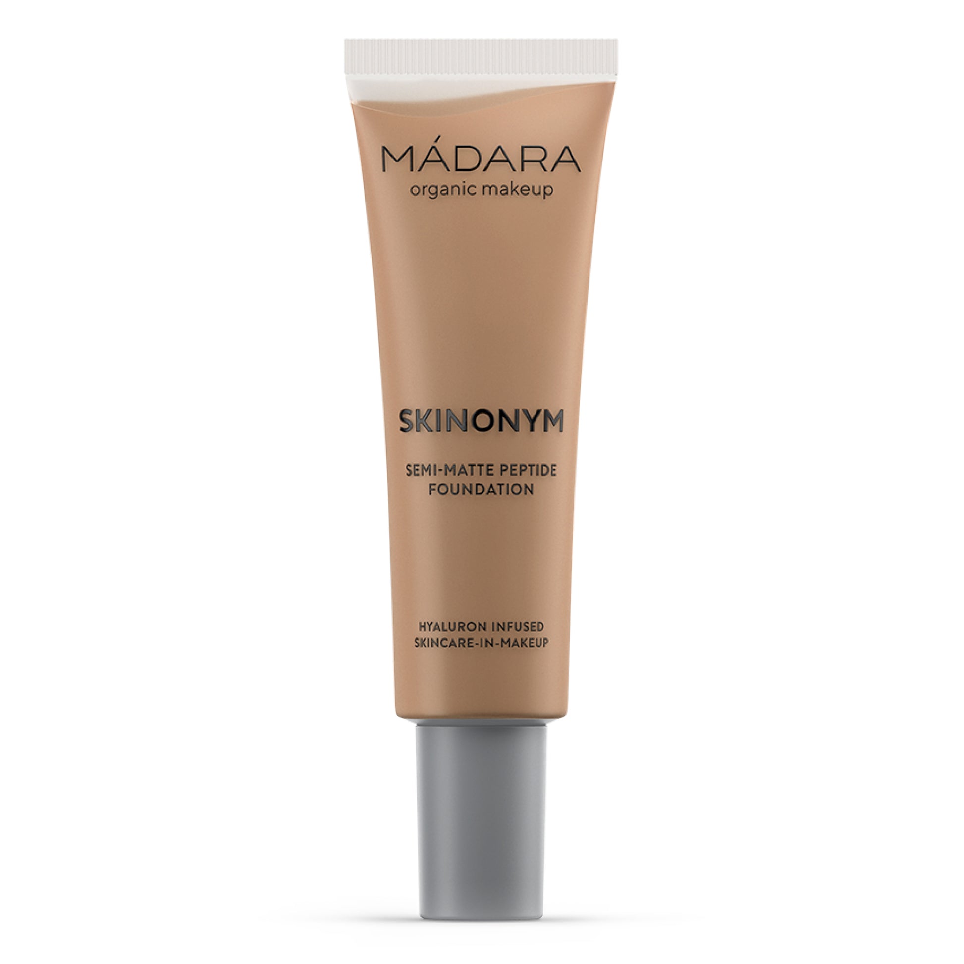 Madara SKINONYM Semi-Matte Peptide Foundation, #65 WARM TAN, 30 ml - die Naturcosmetic