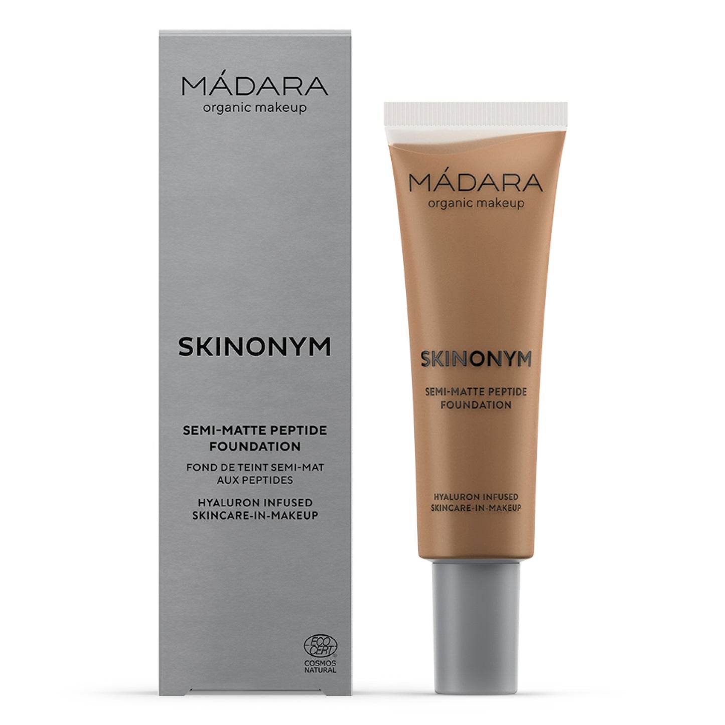 Madara SKINONYM Semi-Matte Peptide Foundation, #75 AUBURN, 30 ml