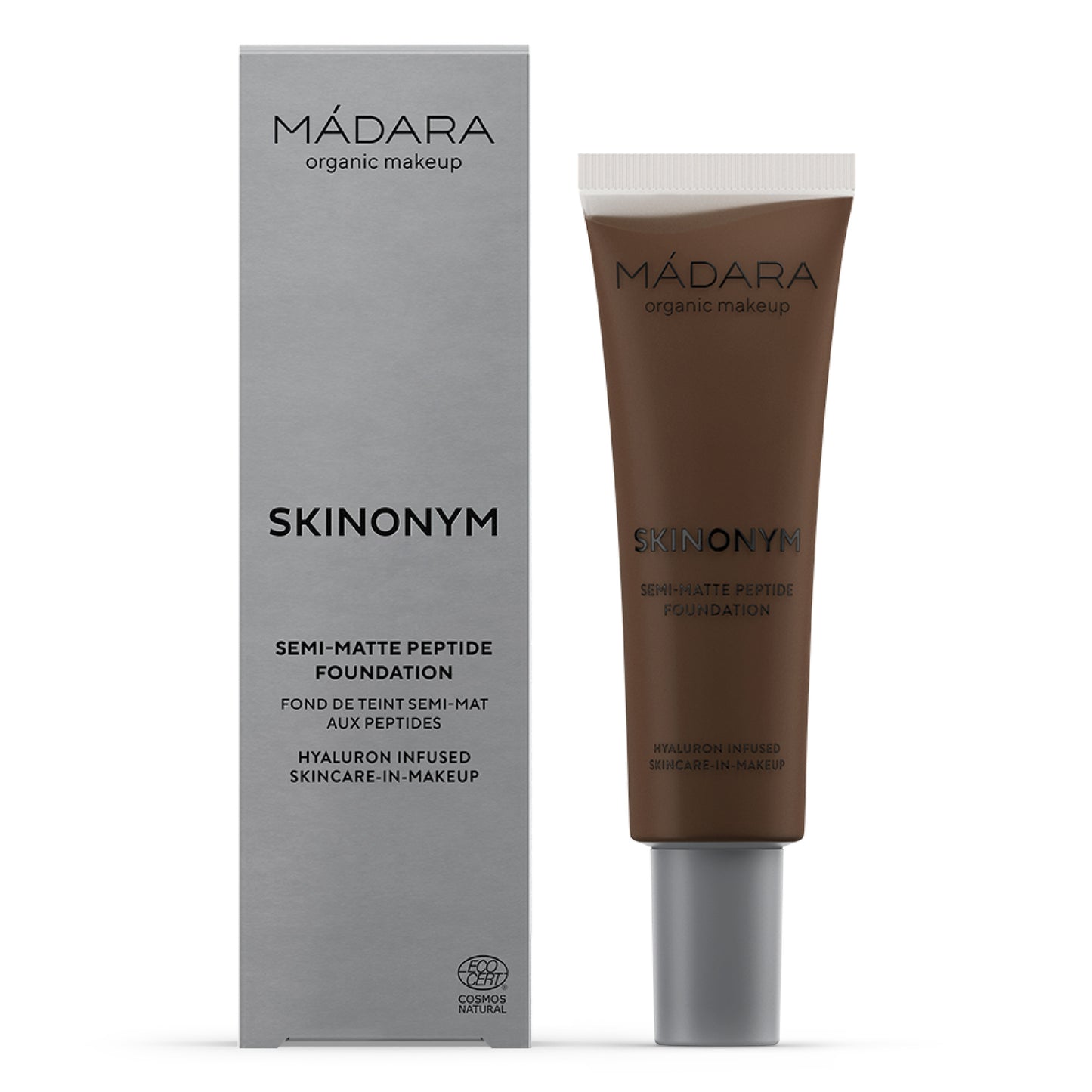 Madara SKINONYM Semi-Matte Peptide Foundation, #100 MOCHA, 30 ml