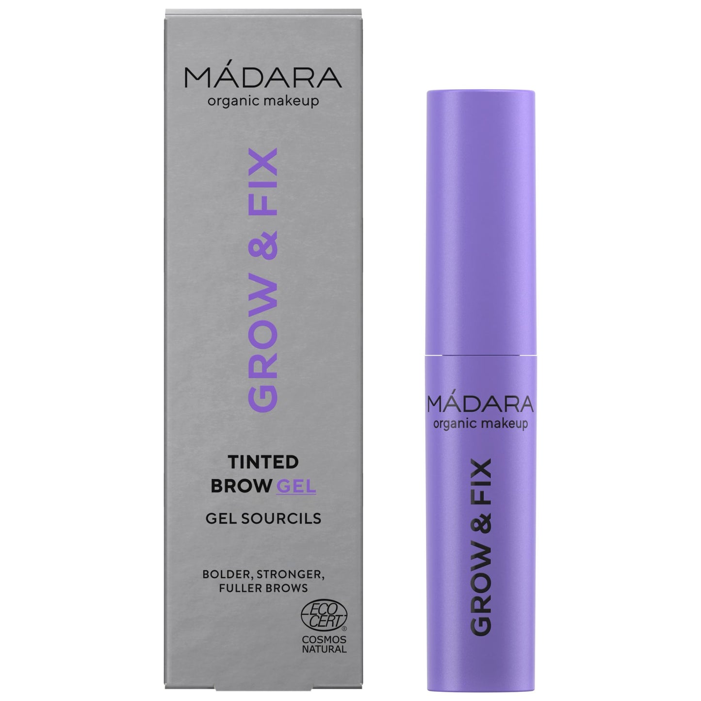 Madara Grow and Fix Getöntes Augenbrauengel Nr. 2 Smoky Blonde 4,25 ml - die Naturcosmetic