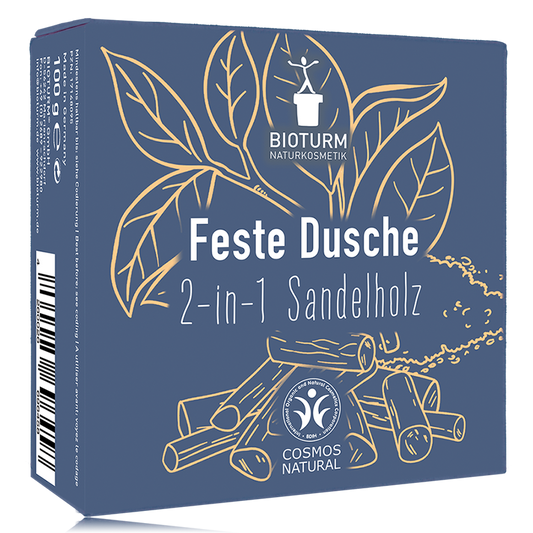 Bioturm Feste Dusche 2-in-1 Sandelholz Nr.139, 100 g